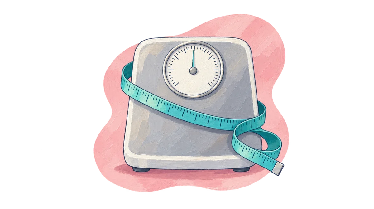 Medical weight loss illustration