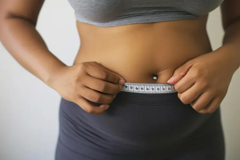 Measuring waistline for fitness