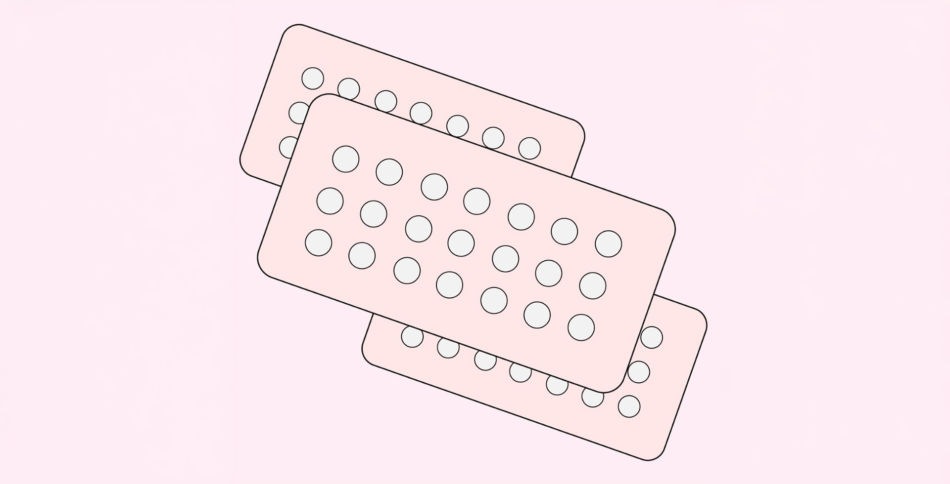 Birth control pill packs